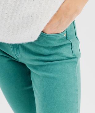 Jean slim coloré taille normale femme vue2 - GEMO 4G FEMME - GEMO