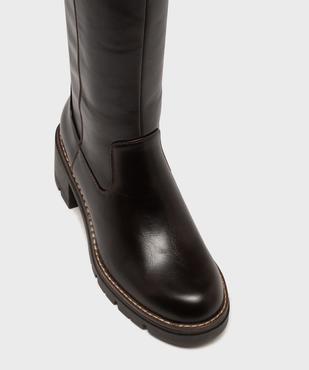 Bottes à talon et semelle crantée femme - 5 Miles vue5 - 5 MILES - GEMO