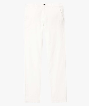 Pantalon chino en coton stretch coupe Slim homme vue4 - GEMO 4G HOMME - GEMO