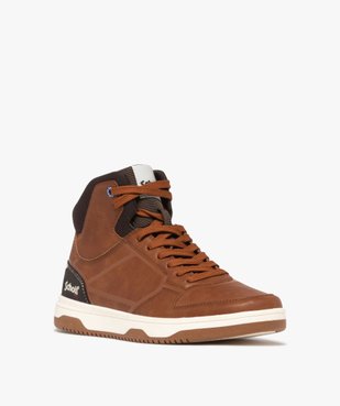 Boots homme mid-cut à lacets style casual - Schott  vue3 - SCHOTT - GEMO