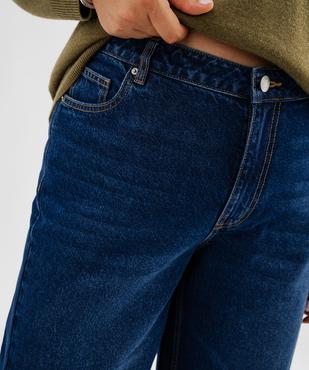 Jean wide leg avec coutures asymétriques femme grande taille vue2 - GEMO (G TAILLE) - GEMO
