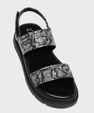 Sandales à larges brides sur semelle crantée femme - 5 Miles vue5 - 5 MILES - GEMO