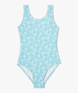 Maillot de bain fille une pièce à motifs fleuris vue1 - GEMO (ENFANT) - GEMO