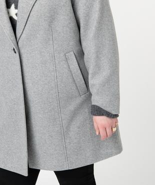 Manteau femme grande taille avec grand col vue2 - GEMO (G TAILLE) - GEMO