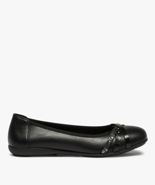 Ballerines femme unies à talon plat et brides fantaisie vue1 - VALENTINA BALDA - GEMO