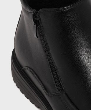 Boots fourrées confortables à double zip homme vue6 - G'FLEX - GEMO