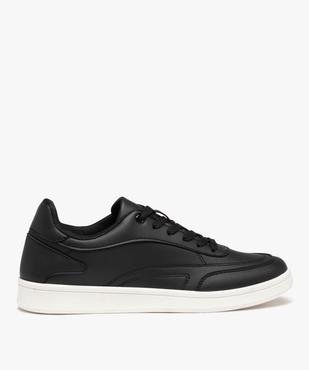 Baskets homme unies style rétro à lacets avec semelle épaisse vue1 - PREMIER PRIX BY GEMO - GEMO