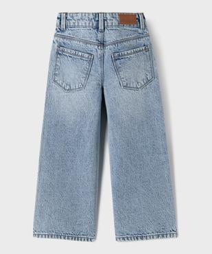 Jean Wide leg avec taille ajustable fille vue9 - GEMO 4G FILLE - GEMO