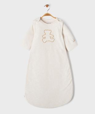 Gigoteuse en velours avec manches amovibles bébé - LuluCastagnette vue6 - LULUCASTAGNETTE - GEMO