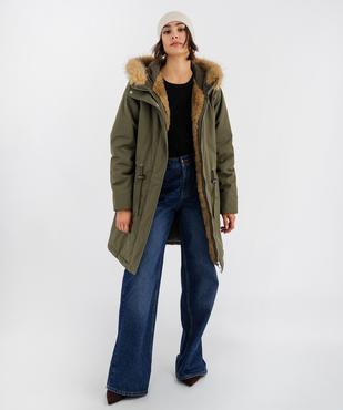 Parka à capuche doublée femme vue5 - GEMO(FEMME PAP) - GEMO