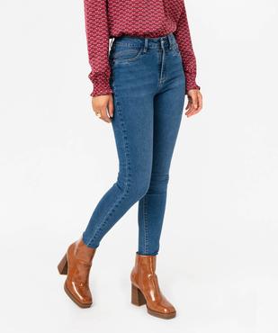 Jean skinny effet push-up taille haute femme vue1 - GEMO(FEMME PAP) - GEMO