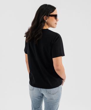 Tee-shirt manches courtes avec motif désert femme vue3 - GEMO 4G FEMME - GEMO
