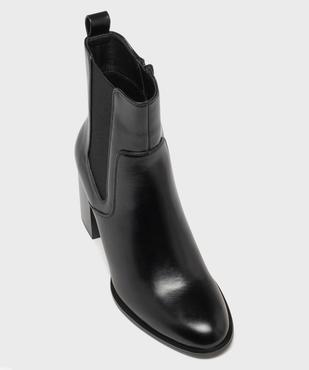 Boots à talon avec élastique latéral femme - Follow Me vue6 - FOLLOW ME - GEMO