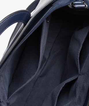 Sac à main femme verni mat avec anses fantaisie vue3 - GEMO (ACCESS) - GEMO