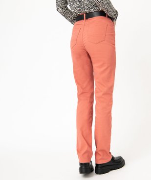 Pantalon coupe Regular taille normale femme vue3 - GEMO 4G FEMME - GEMO