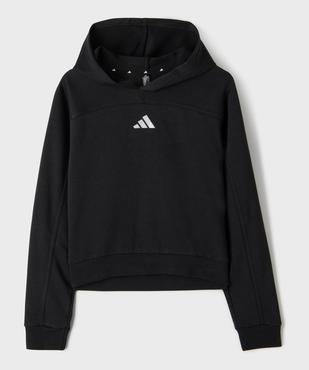 Sweat à capuche cropped fille - Adidas vue1 - ADIDAS - GEMO