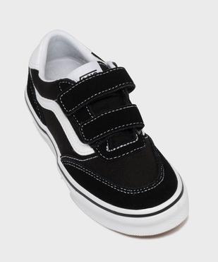 Baskets basses à scratch en toile et suédine fille - Vans vue5 - VANS - GEMO
