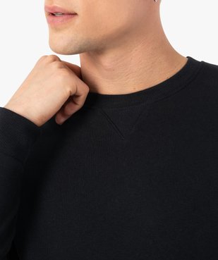 Sweat homme avec intérieur molletonné vue6 - GEMO (HOMME) - GEMO