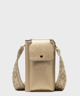 Pochette téléphone et portefeuille avec bandoulière femme vue1 - GEMO (ACCESS) - GEMO