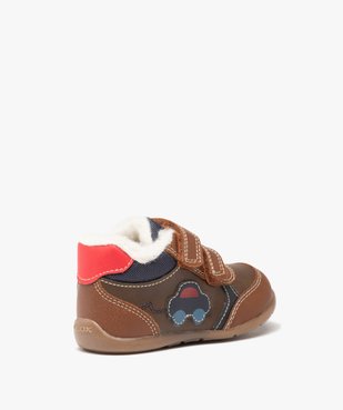 Chaussures premiers pas bébé garçon fourrées - Geox vue4 - GEOX - GEMO