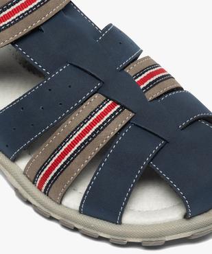 Sandales garçon à brides multiples et fermeture scratch vue6 - GEMO (ENFANT) - GEMO