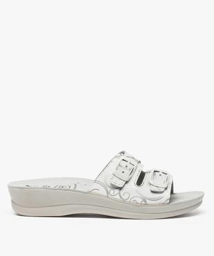Mules femme confort avec brides à boucles - Cloggy vue1 - GEMO (EQUIPT) - GEMO