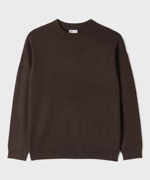 Pull à col rond en viscose garçon vue1 - GEMO 4G GARCON - GEMO