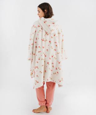 Poncho d'intérieur polaire femme vue3 - GEMO(HOMWR FEM) - GEMO