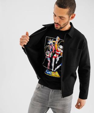 Tee-shirt manches courtes en coton imprimé homme - Les Chevaliers du Zodiaque vue4 - CHEVALIERS DU ZODIAQUE - GEMO