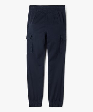 Pantalon en toile coupe jogger slim garçon vue6 - GEMO 4G GARCON - GEMO