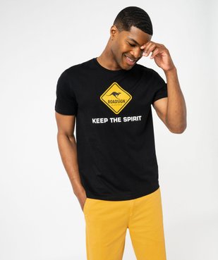 Tee-shirt manches courtes imprimé homme - Roadsign vue1 - ROADSIGN D - GEMO
