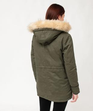 Parka à capuche et doublure chaude femme vue3 - GEMO(FEMME PAP) - GEMO
