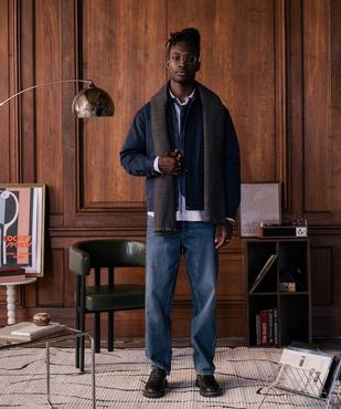 Parka en matière déperlante avec col en velours homme vue3 - GEMO (HOMME) - GEMO