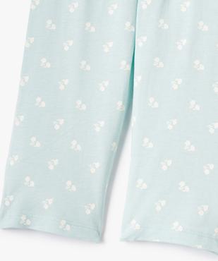 Pyjama bébé fille en jersey avec motifs fleuris vue3 - GEMO(BB COUCHE) - GEMO