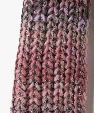 Echarpe femme en maille brillante et multicolore vue2 - GEMO (ACCESS) - GEMO