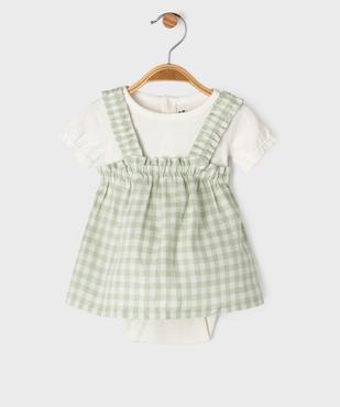 Ensemble 3 pièces bébé fille body, blouse et culotte vue2 - GEMO(BB COUCHE) - GEMO