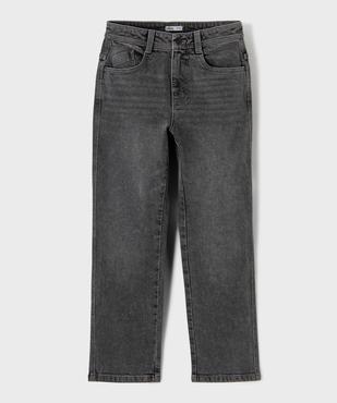 Jean regular en denim de coton stretch délavé garçon vue3 - GEMO (JUNIOR) - GEMO