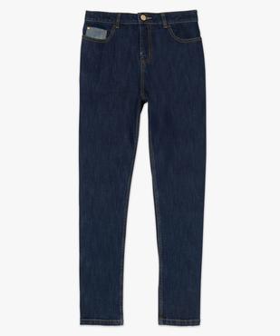 Jean femme coupe Boyfriend avec surpiqûres contrastantes vue4 - GEMO(FEMME PAP) - GEMO