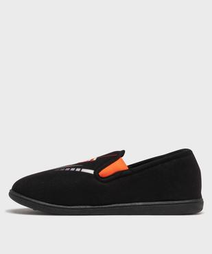 Chaussons garçon pantoufles en velours ras - Freegun vue9 - FREEGUN - GEMO
