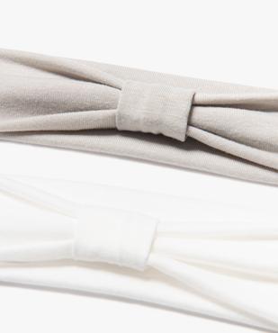 Bandeau fille pour les cheveux avec nœud (lot de 2) vue2 - GEMO - GEMO