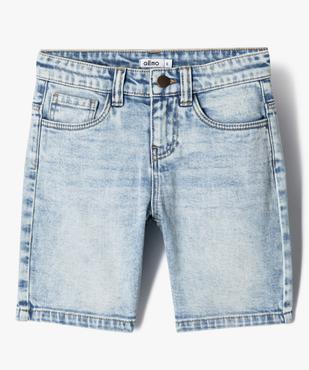 Bermuda en jean stretch coupe Skater garçon vue2 - GEMO (ENFANT) - GEMO