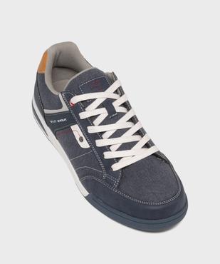 Baskets en toile denim homme - Urban Steps vue5 - URBAN STEPS - GEMO