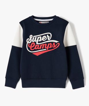 Sweat bicolore avec inscription XXL garçon - Camps United vue1 - CAMPS UNITED - GEMO