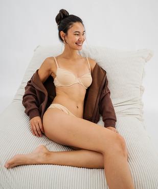 Soutien-gorge corbeille en microfibre femme vue1 - GEMO 4G FEMME - GEMO