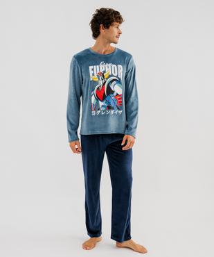 Pyjama en velours homme - Goldorak vue1 - GOLDORAK - GEMO