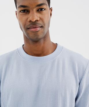 Tee-shirt col rond uni homme - Nines vue2 - NINES - GEMO