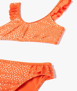 Maillot de bain fille 2 pièces à motifs scintillants vue2 - GEMO (ENFANT) - GEMO