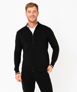 Gilet à fermeture zippée et col montant homme vue1 - GEMO (HOMME) - GEMO