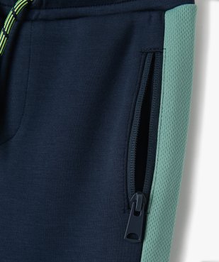 Pantalon de jogging bicolore garçon vue2 - GEMO (ENFANT) - GEMO
