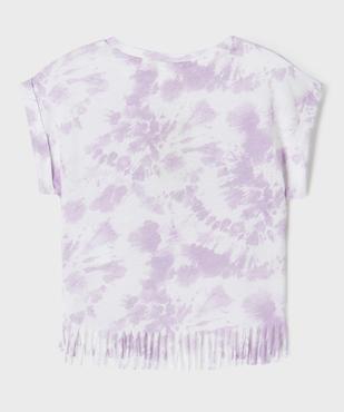 Tee-shirt manches courtes à franges motif Vaiana fille - Disney vue3 - VAIANA - GEMO